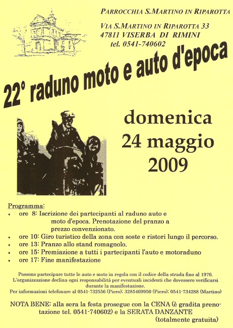 Raduno moto e auto d'epoca